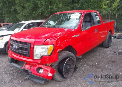 2013 Ford F150 Super Cab из США, поврежденный, VIN 1FTFX1EF7DKF12972